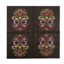 20pcs Day Of Dead Disposable Paper Skull Napkin Halloween Tableware Napkin