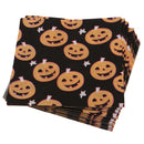 20pcs Happy Halloween Pumpkin Paper Napkin Disposable Napkin Tableware Decor