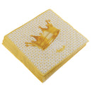 20pcs Golden Crown Disposable Serviettes Paper Napkins Birthday Party Decor