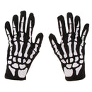 Halloween Skeleton Gloves Hand Bone Costume Fancy Dress Cosplay Prop Decor