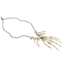 Skull Skeleton Hand Bone Necklace Halloween Caveman Pirate Fancy Dress