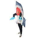 Inflatable Shark Costume Adult Funny Large Party Outfits Halloween Costume