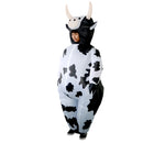 Adult Inflatable Cow Costume Jumpsuit Halloween Party Fancy Dress