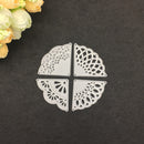 4 Pieces Fan Blade Cutting Dies DIY Embossing Scrapbooks Album Card Making