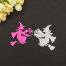 Hallowmas Witch Cutting Dies Stencils For DIY Embossing Paper Cards Crafts