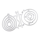 Silver Balloon Cutting Dies Stencil for DIY Scrapbooking Paper Card Embossing Craft
