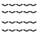 20 Pieces Glitter Paper Cake Topper Cupcake Picks Halloween Party Decor