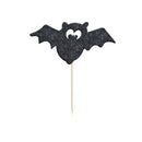 20 Pieces Glitter Paper Cake Cupcake Topper Halloween Party Supplier