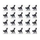 20 Pieces Glitter Paper Cat Cake Cupcake Topper Halloween Party Supplier