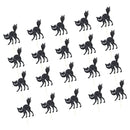 20 Pieces Glitter Paper Cat Cake Cupcake Topper Halloween Party Supplier