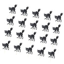 20 Pieces Glitter Paper Cat Cake Cupcake Topper Halloween Party Supplier