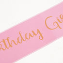 Happy Birthday Unicorn Princess Birthday Girl Pink Sash Kids Girls Birthday Costume
