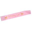 Happy Birthday Unicorn Princess Birthday Girl Pink Sash Kids Girls Birthday Costume