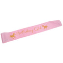 Happy Birthday Unicorn Princess Birthday Girl Pink Sash Kids Girls Birthday Costume