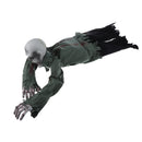 Scary Halloween Bald Crawling Zombie Animated Haunted House Home Bar Night Club Party Decor Prop