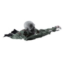 Scary Halloween Bald Crawling Zombie Animated Haunted House Home Bar Night Club Party Decor Prop