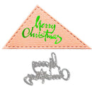 Merry Christmas Words Metal Paper Embossing Cutting Dies Stencil Paper Card Craft Scrapbooking Photo Album DIY Die-Cut fit Paper, Cardstock, Chipboard