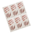 Halloween Bloody Waterproof Temporary Tattoo Stickers Scars Body Sticker