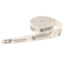 5yd x 15mm Handmade Label Cotton Ribbon for Christmas Home Gift Wrapping Decor