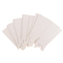 Pack of 12 Pure White Birthday Baby Shower Summer Party Popcorn Treat Boxes
