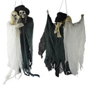 Halloween Animated Bride Groom Hanging Skeleton Ghost Decoration Escape Haunted House Halloween Decorations