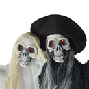 Halloween Animated Bride Groom Hanging Skeleton Ghost Decoration Escape Haunted House Halloween Decorations