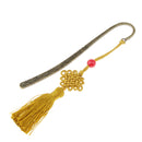 Exquisite Chinese Metal Bookmarks with Tassel Book Mark Book Supplies