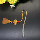 Exquisite Chinese Metal Bookmarks with Tassel Book Mark Book Supplies
