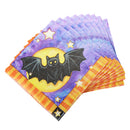 18pcs Happy Halloween Bat Paper Napkin Disposable Napkin Tableware Decor