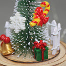 USB Glass Cover Led Micro Landscape Lights Creative Christmas Decoration New Year Gift Ornament