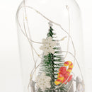 USB Glass Cover Led Micro Landscape Lights Creative Christmas Decoration New Year Gift Ornament