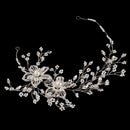 Wedding Headband Silver Bride Headpiece Pearl Bridal Hair Accessories Party Prom Hairband