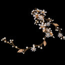 Bride Wedding Vine Headband Pearl Hairband Bridal Hair Accessory for Women
