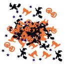 Halloween Metalic Confetti Table Sprinkles - Witch Pumpkin Star Style Party Decoration