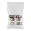 6pcs Colorful LOVE Sequins Embroidery Patch Clothes Applique Sticker DIY