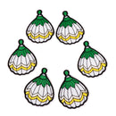 6pcs Hot Air Balloon Embroidery Patch Clothes Applique Sticker DIY Decor