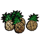 6pcs Pineapple Sequins DIY Sew Appliques Stickers Embroidery Patches Cloth