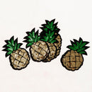 6pcs Pineapple Sequins DIY Sew Appliques Stickers Embroidery Patches Cloth