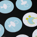 Pack of 24 Cute Baby Carriage Pacifier Design Paper Cupcake Topper & Cake Wrapper Decor Set