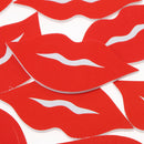 Set of 12 Fashion Red Lips Design Cake Topper and Cupcake Wrapper Decor