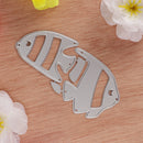 Cute Romantic Kissing Fish Steel Cutting Dies Stencil Scrapbooking Templates Embossing Card Decor Tools