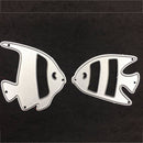 Cute Romantic Kissing Fish Steel Cutting Dies Stencil Scrapbooking Templates Embossing Card Decor Tools