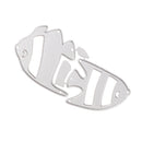 Cute Romantic Kissing Fish Steel Cutting Dies Stencil Scrapbooking Templates Embossing Card Decor Tools