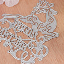Christmas Elk Metal Cutting Dies Stencil For Scrapbooking DIY Card Making