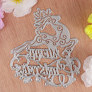 Christmas Elk Metal Cutting Dies Stencil For Scrapbooking DIY Card Making
