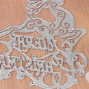 Christmas Elk Metal Cutting Dies Stencil For Scrapbooking DIY Card Making