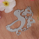 Cute Ducks Steel Cutting Dies Stencil Scrapbooking Templates Embossing Card Decor Tools