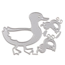 Cute Ducks Steel Cutting Dies Stencil Scrapbooking Templates Embossing Card Decor Tools