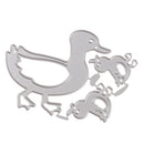 Cute Ducks Steel Cutting Dies Stencil Scrapbooking Templates Embossing Card Decor Tools