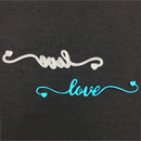 Children Metal Cutting Dies Stencil For Scrapbooking DIY Card Making "Love"